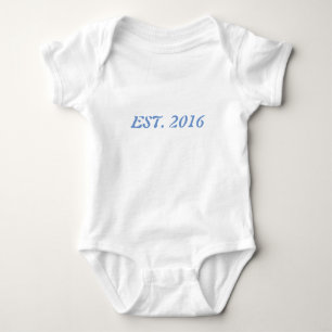 Baby Jersey Bodydräkt, vit Etablerad 2017 T-shirt