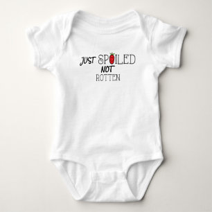 Baby Jersey Bodydress "Spoiled not Rotten"/Red App T Shirt