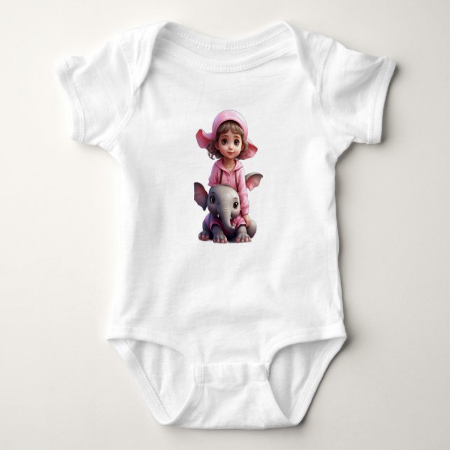 Baby jersey bodydress t shirt (Framsida)