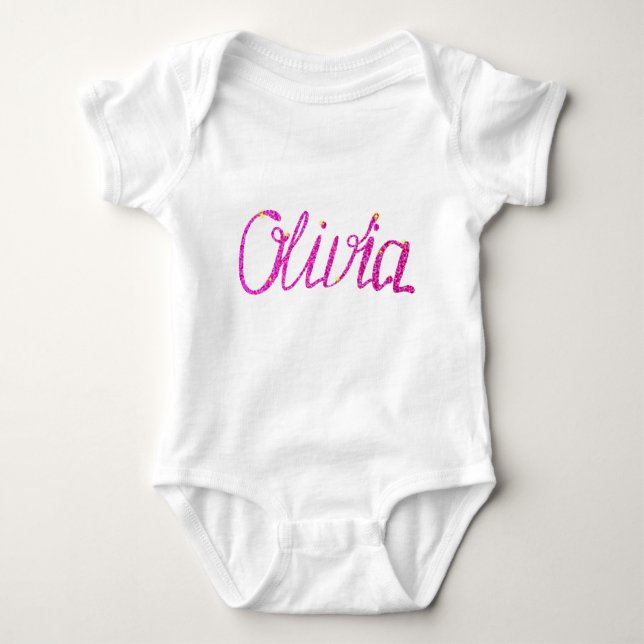 Baby Jersey Bodykostym Olivia T Shirt (Framsida)