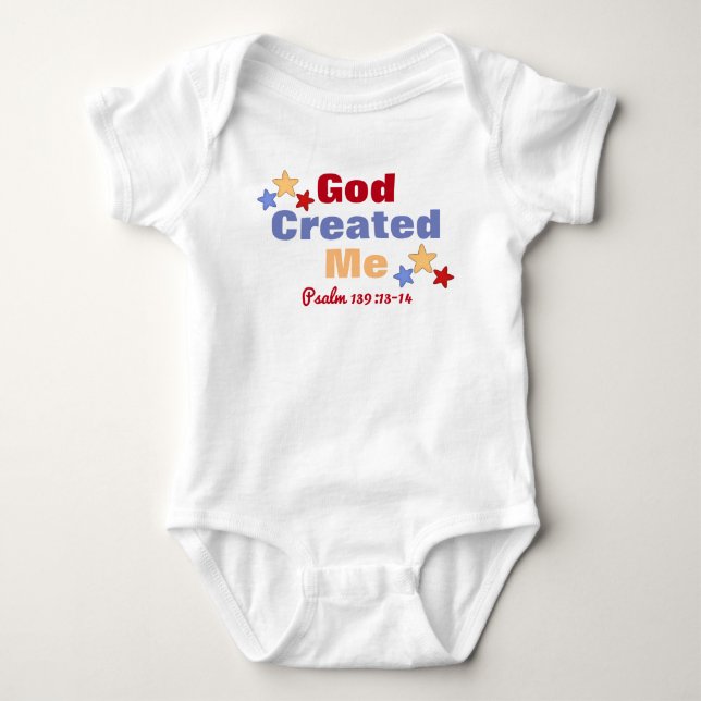 Baby Jersey Bodykostym T Shirt (Framsida)
