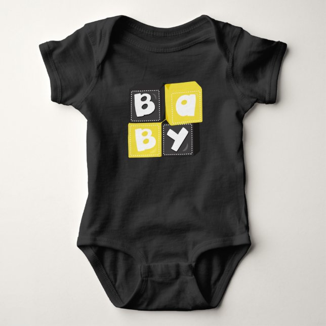 Baby Jersey Bodykostym T Shirt (Framsida)