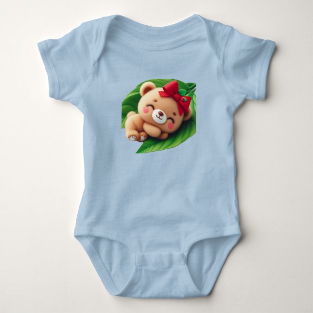 Baby Jersey Bodykostym T Shirt (Framsida)