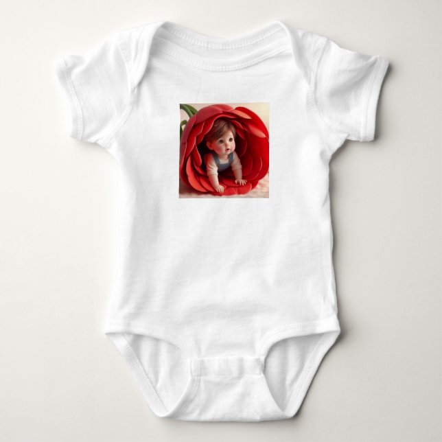 Baby Jersey Bodykostym T Shirt (Framsida)