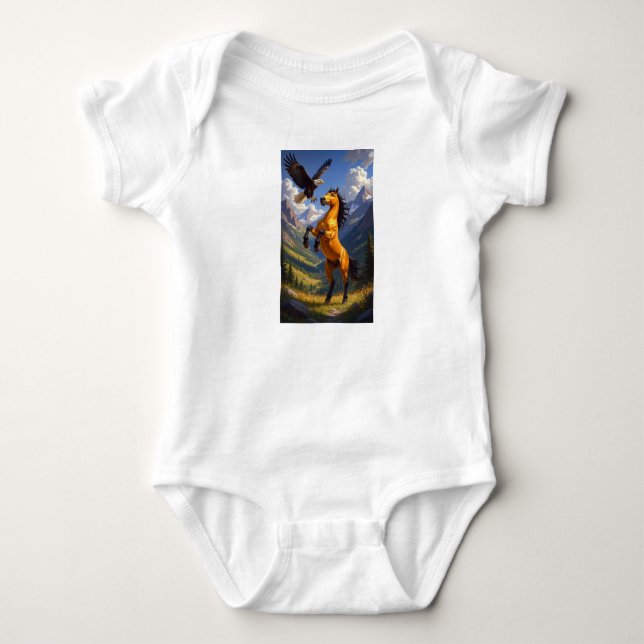 Baby Jersey Bodykostym T Shirt (Framsida)