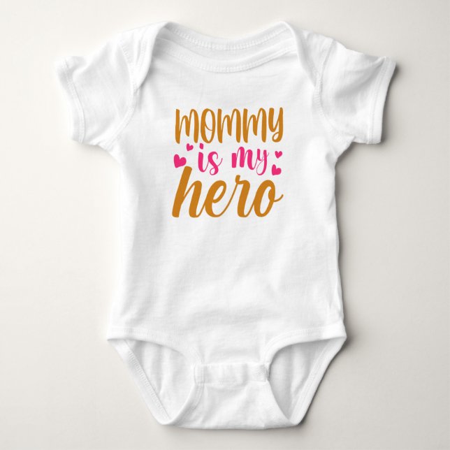 Baby Jersey Bodykostym T Shirt (Framsida)
