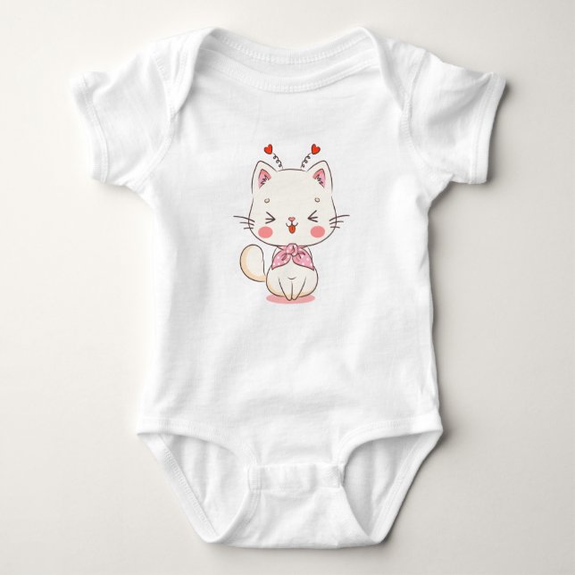Baby Jersey Bodykostym T Shirt (Framsida)
