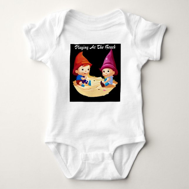 Baby Jersey Bodykostym T Shirt (Framsida)