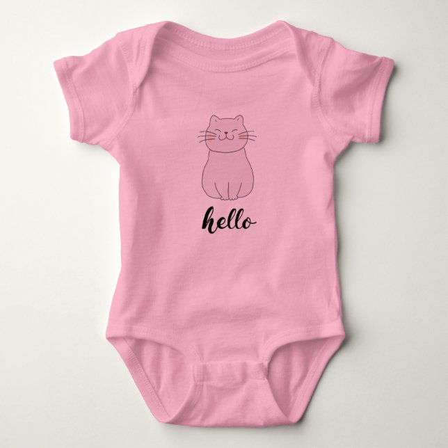 Baby Jersey Bodykostym T Shirt (Framsida)