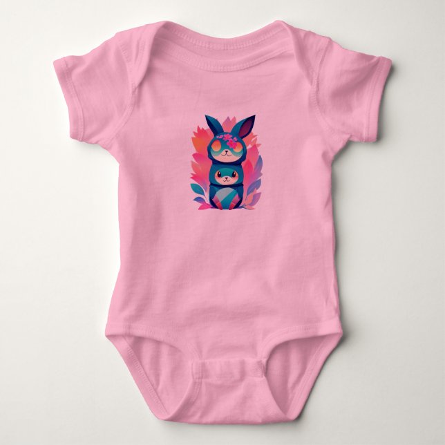 Baby Jersey Bodykostym T Shirt (Framsida)