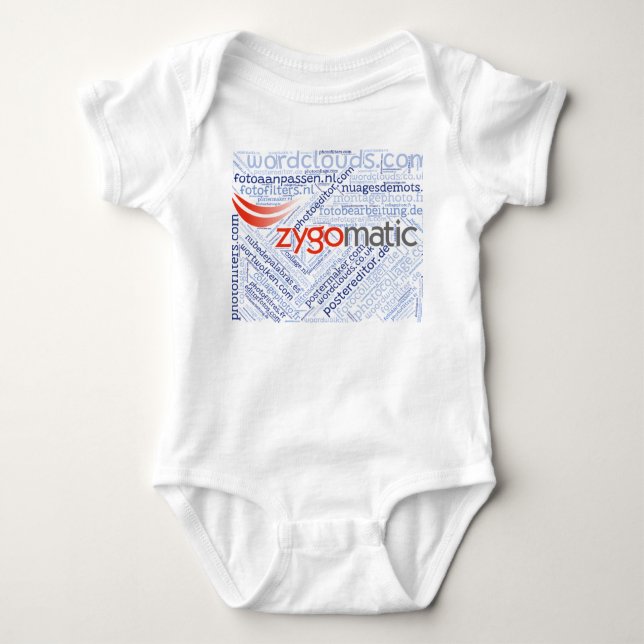 Baby Jersey-bodysuit (liggande) T Shirt (Framsida)