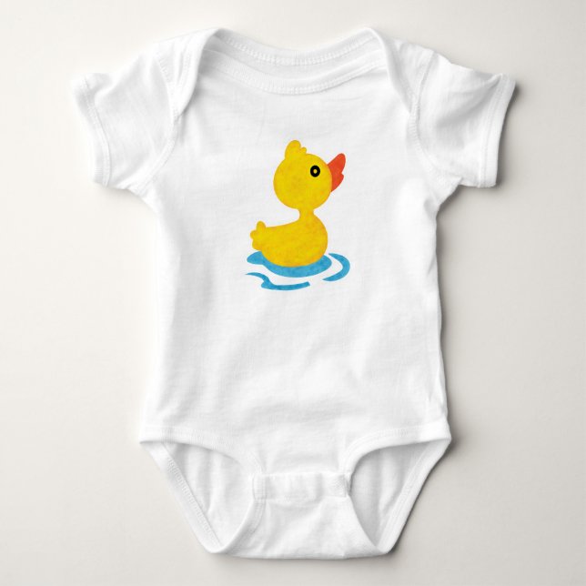 Baby Jersey Bodysuit, söt babyklänning T Shirt (Framsida)