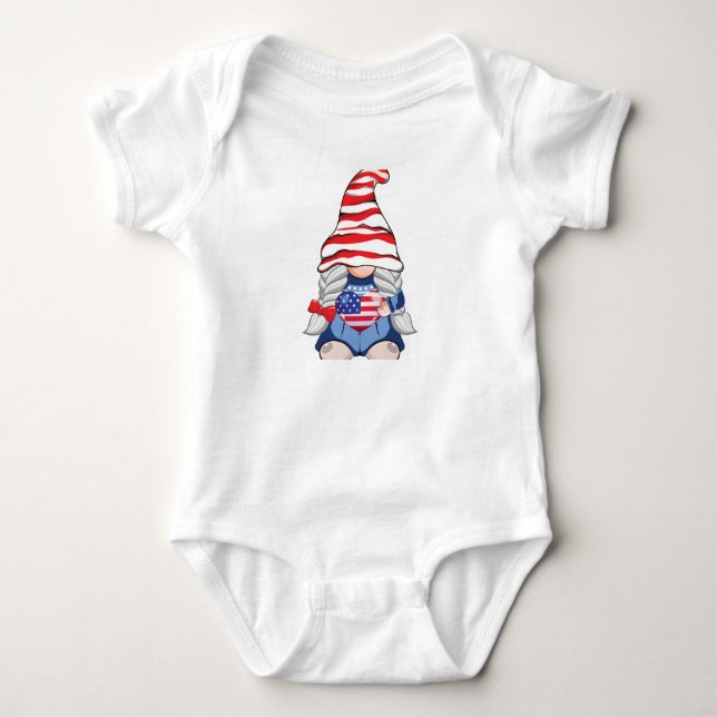: Baby Jersey Bodysuit T Shirt (Framsida)