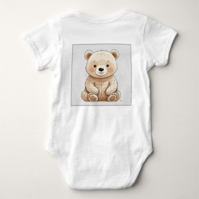 Baby Jersey Strampler T Shirt (Baksida)
