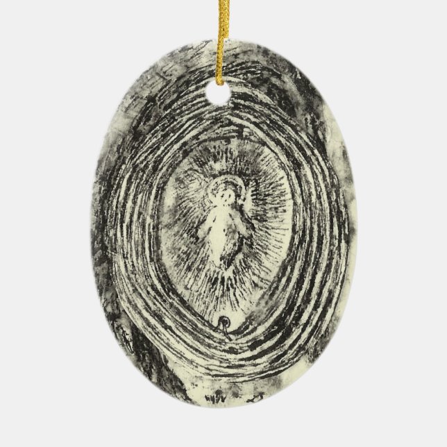 Baby Jesus Ceramic Ornament (Framsidan)