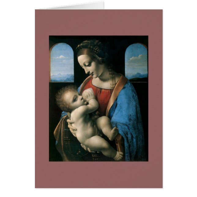 Baby Jesus Hälsningskort (Framsidan)