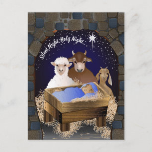 Baby Jesus Helg Vykort