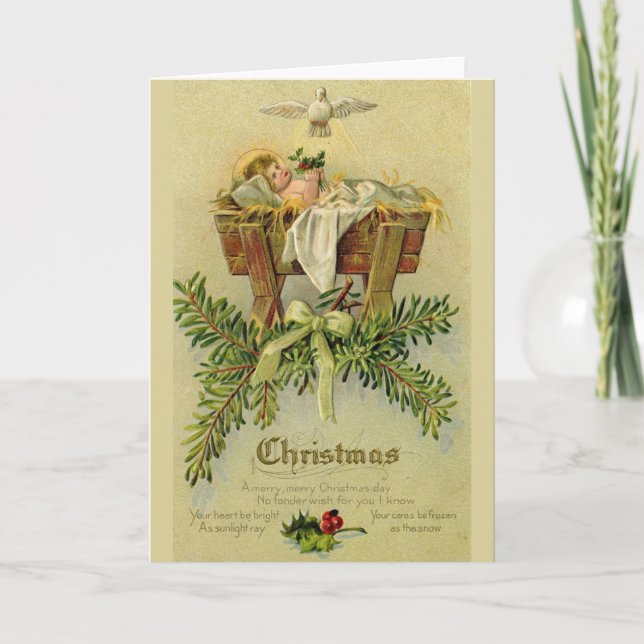 Baby Jesus Helgkort (Framsida)