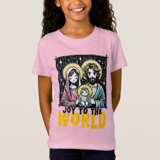 Baby Jesus : Joy to the World: The Holy Family T Shirt