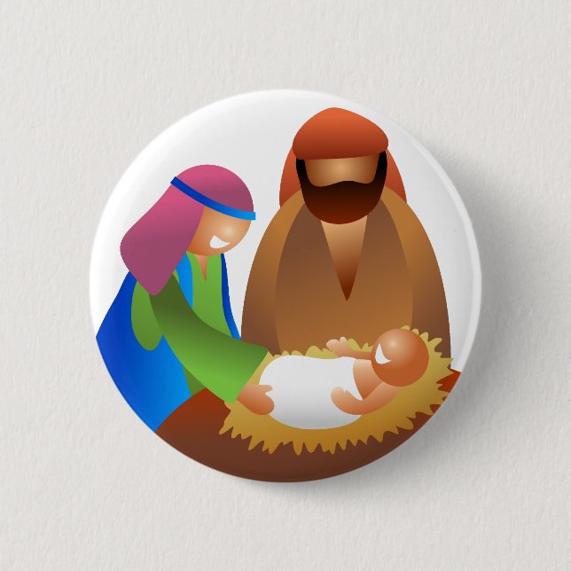Baby Jesus Knapp (Framsida)