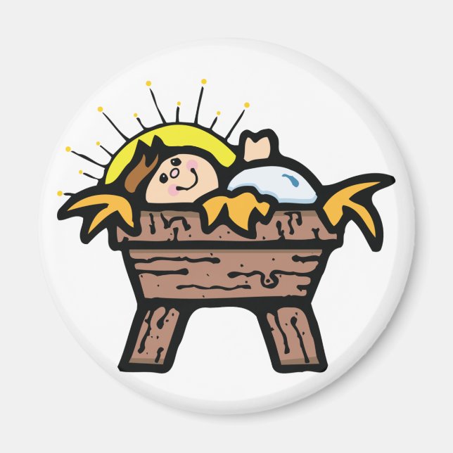 baby jesus magnet (Framsidan)
