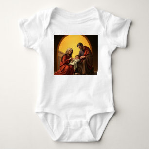 Baby Jesus Mary och Joseph Infant One Biet T Shirt
