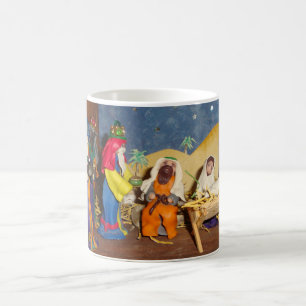 baby Jesus Mary tre kung christmas nativitet Kaffemugg