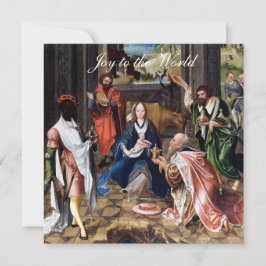 Baby Jesus med de vise männen Kort