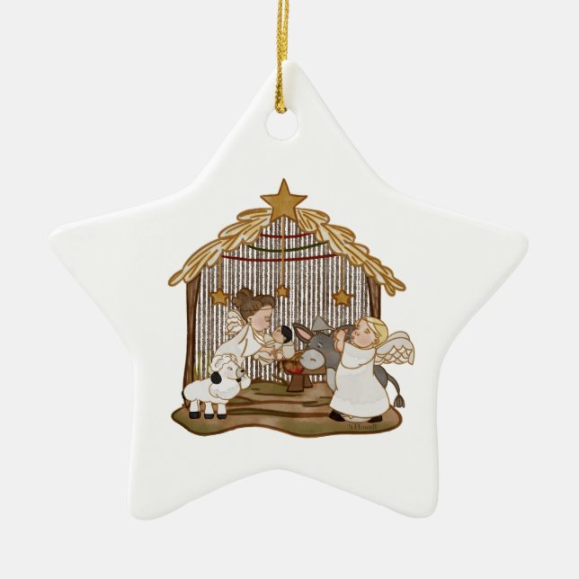 Baby Jesus Ntivity Ornament (Framsidan)