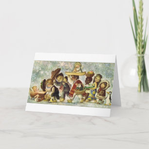 Baby Jesus och barn, årshelg 1964 Helgkort