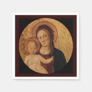 Baby Jesus och Mary Under och Arch Pappersservett