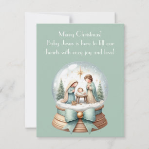 Baby Jesus och Mysigt jakkort Inbjudningar