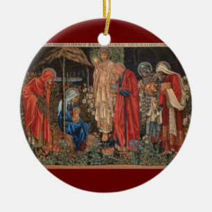 Baby Jesus Religiösa jul Ornamet Julgransprydnad Keramik
