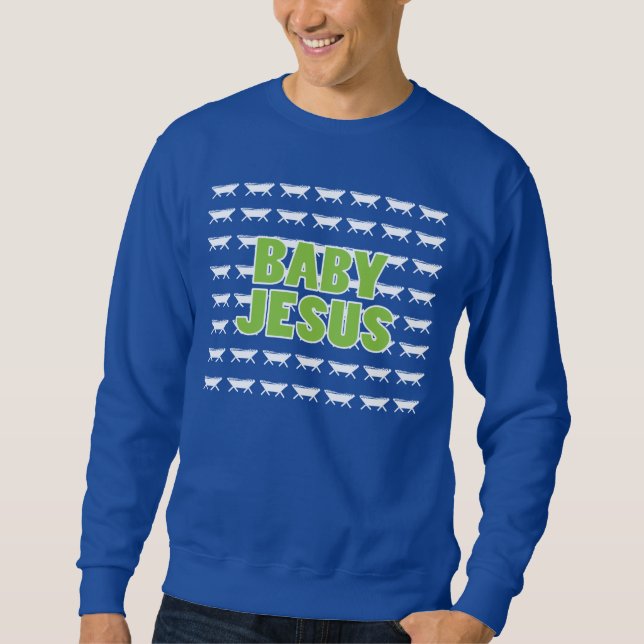 Baby Jesus Ugly Sweatshirt (Framsida)