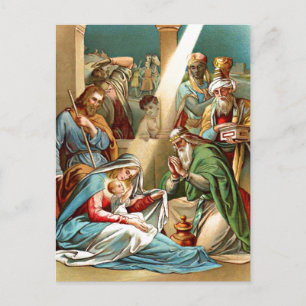 baby jesus vycard vykort