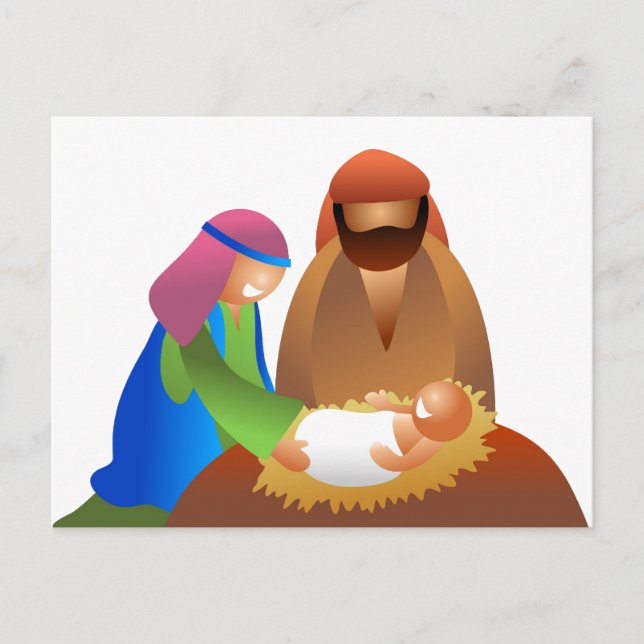 Baby Jesus Vykort (Framsida)
