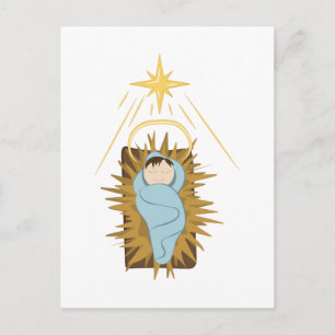 Baby Jesus Vykort