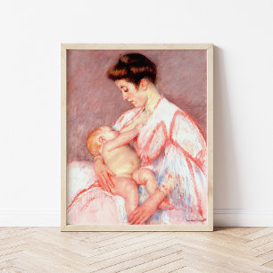 Baby John Is Nursed   Mary Cassatt Poster