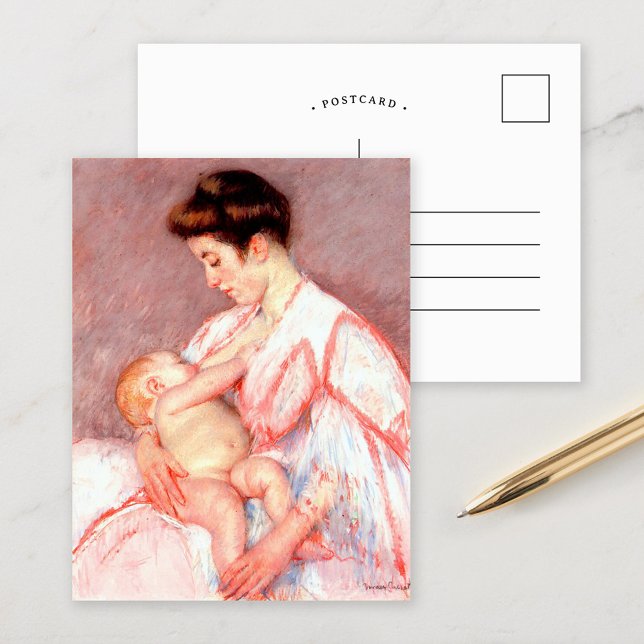 Baby John Is Nursed | Mary Cassatt Vykort (Skapare uppladdad)
