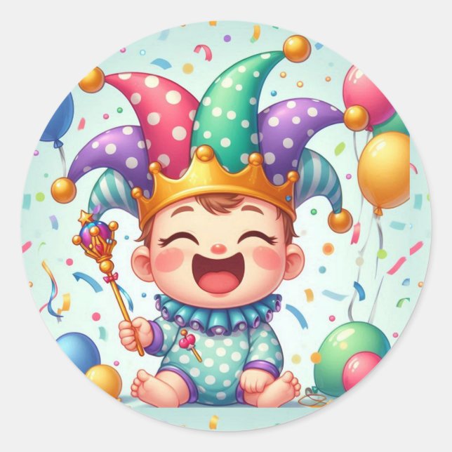 baby joker-plakat och etiketter (Framsida)