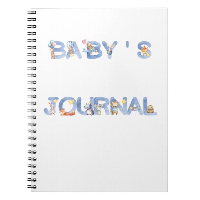 Baby Journal Anteckningsbok (Framsidan)