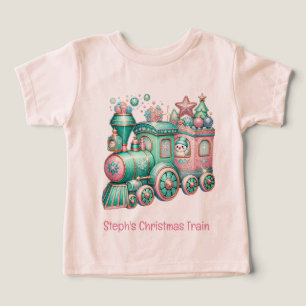 Baby jul Choo Choo Tåg T Shirt