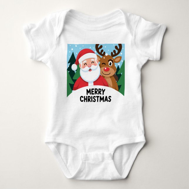 Baby jul t shirt (Framsida)