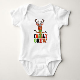 Baby "julbesättning 2023" Reindeer One biet T Shirt
