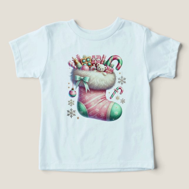 Baby-julklapp för Leksak T Shirt (Design Framsida)