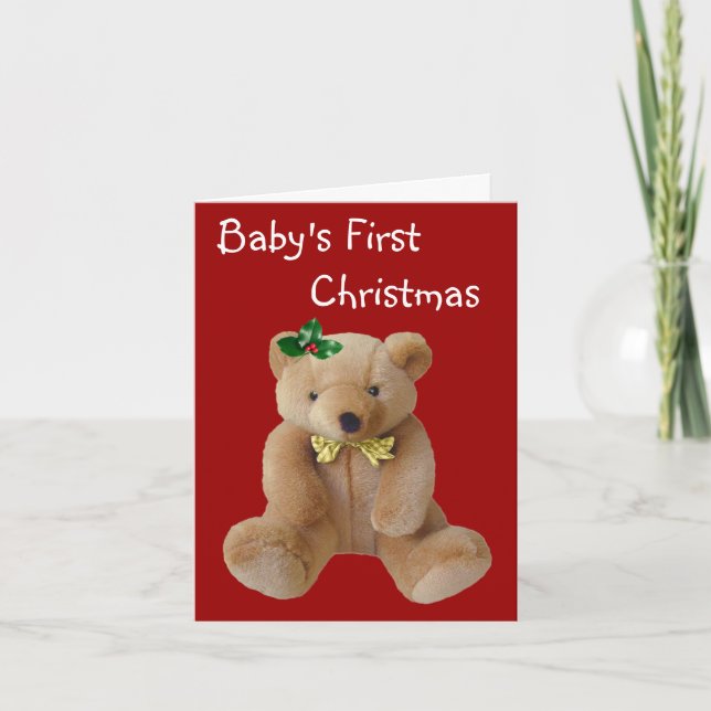 Baby julkort helgkort (Framsida)