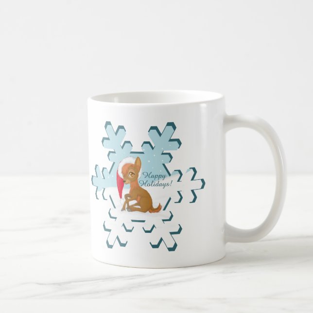 Baby julrenar kaffemugg (Höger)