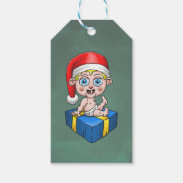 Baby Jultomten Presentetikett