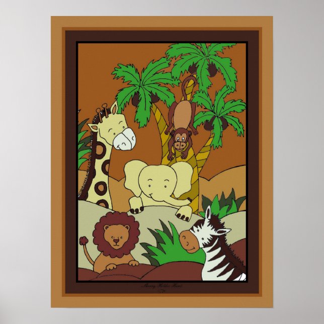 Baby Jungle 10 Poster (Framsidan)