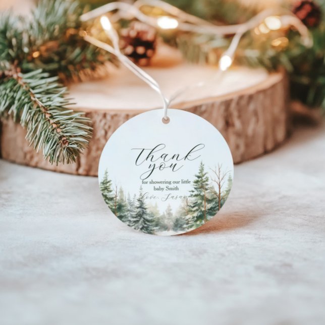 Baby Kallet utanför babyduschen för vinter Gåvor Etiketter (Skapare uppladdad)